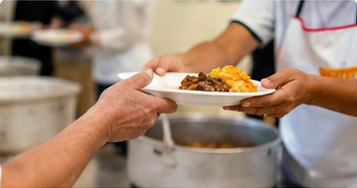 A quien necesita alimento